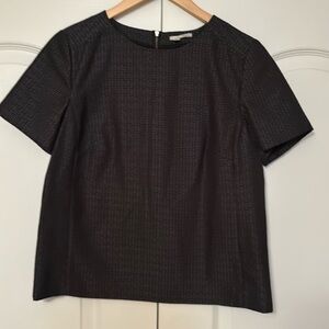 Halogen Women's Grey and Black Blouse